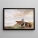Scene van herder - Edmond Jean-Baptiste Tschaggeny — ingelijst kunstwerk aan de muur