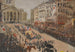 van Les funérailles de Victor Hugo, le cortège rue Soufflot - Edmond Lachenal — weergave van het kunstwerk