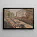 van Les funérailles de Victor Hugo, le cortège rue Soufflot - Edmond Lachenal — ingelijst kunstwerk aan de muur