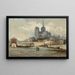 Notre-Dame de Paris - Edmund Aubrey Hunt — ingelijst kunstwerk aan de muur