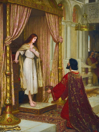 Edmund Blair Leighton - A King And A Beggar Maid.webp