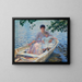 Moeder en kind in een boot - Edmund Charles Tarbell — ingelijst kunstwerk aan de muur