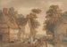 In de binnenplaats van een boerderij - Edmund Dorrell — weergave van het kunstwerk