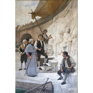 Edouard Bernard DebatPonsan - A visit to the sculptor.webp