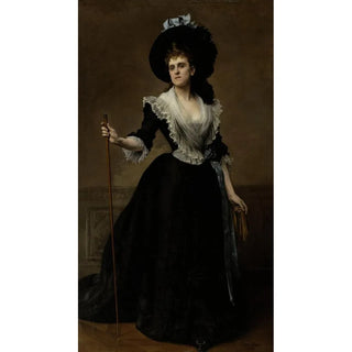Edouard Bernard DebatPonsan - Portrait de la comtesse Edmond Rcop ne Malher.webp