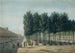 Hospice de Bicêtre la cour des paisibles - Édouard Bertin — weergave van het kunstwerk