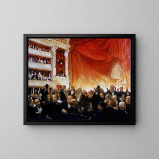 Edouard Dantan - Intermission at a 1885 ComdieFranaise premiere.webp