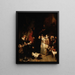Albert en Isabelle bezoeken de werkplaats van Pierre Paul Rubens - Édouard Dujardin — ingelijst kunstwerk aan de muur