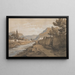 La rivière Neuve à la fin de la vallée de la Dardenne - Édouard Jean Marie Hostein — ingelijst kunstwerk aan de muur