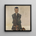 Eduard Kosmack - Egon Schiele — ingelijst kunstwerk aan de muur