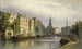 Het Singel in Amsterdam, uitzicht op de Munthof - Eduard Alexander Hilverdink — weergave van het kunstwerk