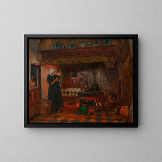 Eduard Charlemont - Hollndisches Kcheninterieur.webp