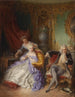 Geheime scène - Eduard Ender — weergave van het kunstwerk