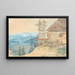 Uitzicht op berglandschap - Eduard Friedrich Leybold — ingelijst kunstwerk aan de muur