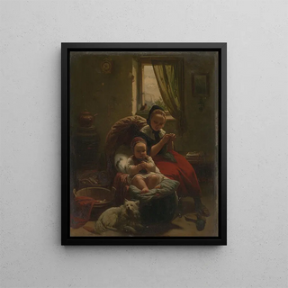 Eduard Geselschap - Kind in de wieg.webp