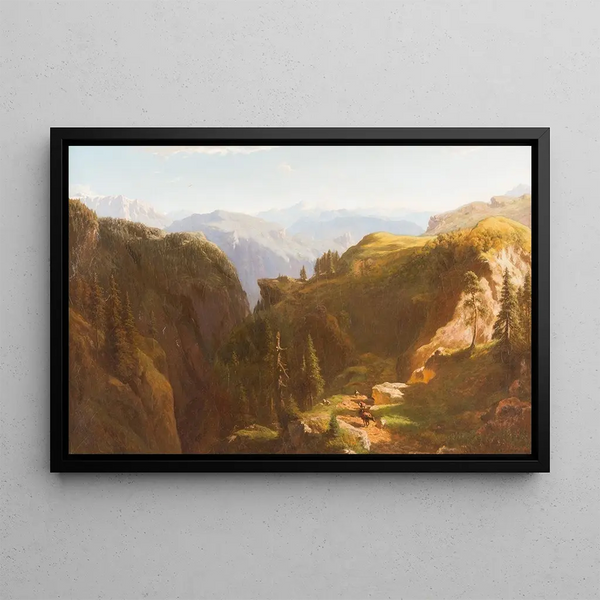 Eduard Gleim - Munich In the mountains.webp