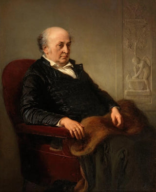 Eduard Julius Friedrich Bendemann - The Painter Wilhelm Schadow.webp