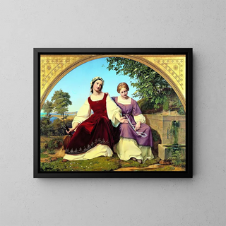 Eduard Julius Friedrich Bendemann - Two Girls at the Well.webp
