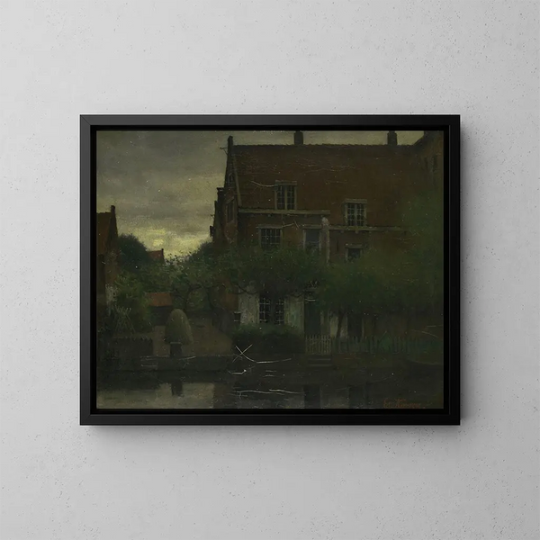 Cloudy Day - Eduard Karsen — framed artwork on a wall