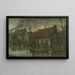 View in a Village - Eduard Karsen — framed artwork on a wall