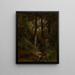 Forest Service Painting - Eduard Leonhardi — framed artwork on a wall
