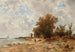 Rive du Danube au Prater - Eduard Peithner von Lichtenfels — weergave van het kunstwerk