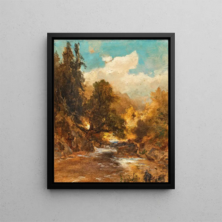 Eduard Peithner von Lichtenfels - Mountain stream.webp