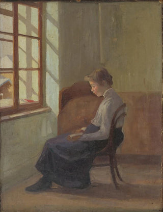 Eduard Putra - Woman Reading at the Window.webp