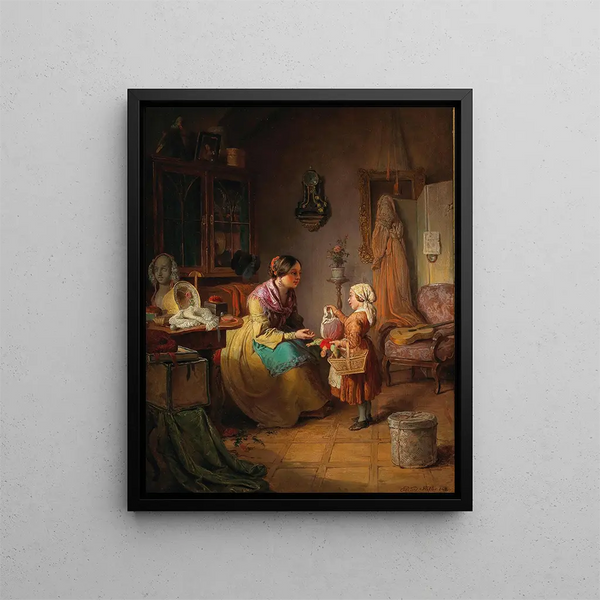 Chez les Docteurs de Poupées - Eduard Ritter — framed artwork on a wall