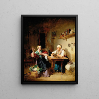 Eduard Ritter - At the Fortune Teller.webp