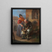 De laatste centime - Eduard Ritter — ingelijst kunstwerk aan de muur