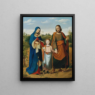 Eduard Ritter von Engerth - The holy family on the way home from the temple.webp