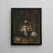 Bibliotheekrat - Eduard Swoboda — ingelijst kunstwerk aan de muur