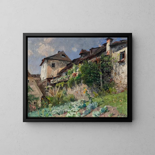 Motif dans une cellule - Eduard Zetsche — framed artwork on a wall