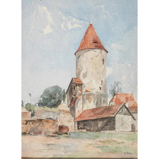 Eduard Zetsche - Turm in Dinkelsbhl.webp