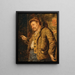 Een vrolijk boswachter - Eduard von Grützner — ingelijst kunstwerk aan de muur
