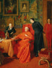 Een mecenas van de kunsten - Eduard von Grützner — weergave van het kunstwerk