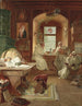 Een middag discussie - Eduard von Grützner — weergave van het kunstwerk