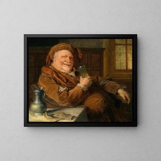 Eduard von Grtzner - Falstaff mit Zinnkanne und Weinglas.webp