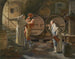 Na een zware sessie - Eduard von Grützner — weergave van het kunstwerk