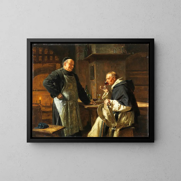 Goldeck de Schlumberger - Eduard von Grützner — framed artwork on a wall