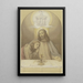 Christus met zijn favoriete discipel Johannes, halve figuren aan de tafel van het Laatste Avondmaal, boven hen de Drie-eenheid - Eduard von Steinle