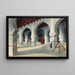 Groot Moskee Schilderij - Eduardo Flórez Ibáñez — ingelijst kunstwerk aan de muur