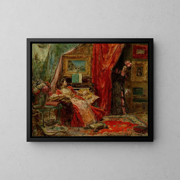 A Surprise - Eduardo León Garrido — framed artwork on a wall