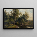 Fishing - Edvard Bergh — framed artwork on a wall