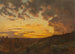 Schets bij zonsondergang - Edvard Bergh — weergave van het kunstwerk