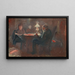 Rondom de paraffinelamp - Edvard Munch — ingelijst kunstwerk aan de muur
