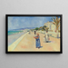 Ochtend op de Promenade des Anglais - Edvard Munch — ingelijst kunstwerk aan de muur