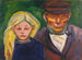 Oude visser en zijn dochter - Edvard Munch — weergave van het kunstwerk