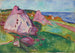 Roode rotsen in Åsgårdstrand - Edvard Munch — weergave van het kunstwerk